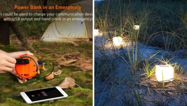 Lighten Up Your Camping Trip with Solar-Powered Lanterns that Collapse to Shine!